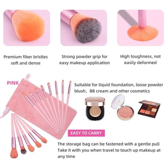 23 pcs 🌹🌹Makeup Brushes Set with Beauty Blender, Foundation Brush .... - Picture 3 of 7